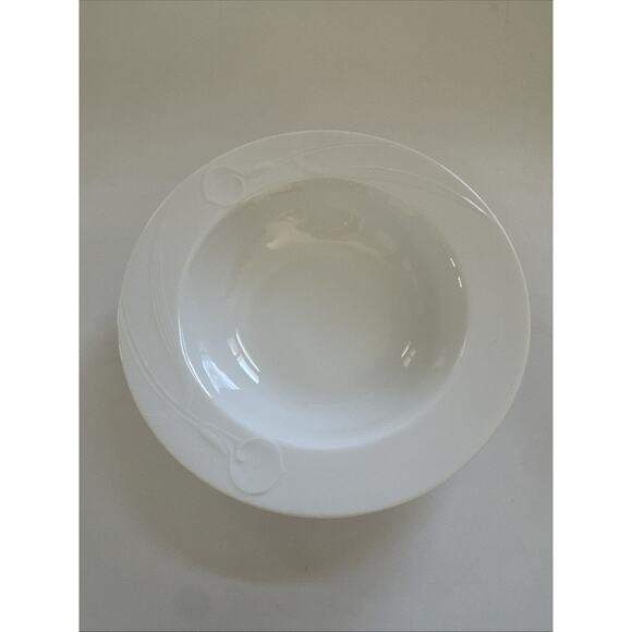 2 Vintage Mikasa Classic Flair Bowls Calla Lily Rimmed Pasta JAPAN Serving 10" - Picture 3 of 10